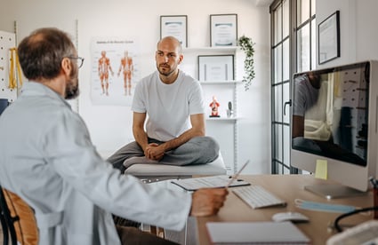 Doctor Patient Talking Stem Cells